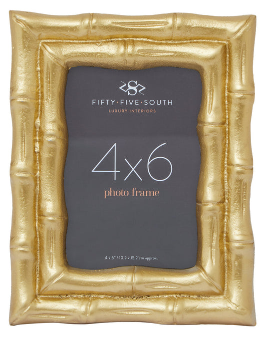 Trevino Gold Bamboo Photo Frame - Small