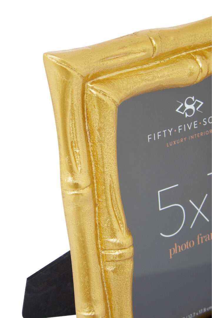Trevino Gold Bamboo Photo Frame - Large
