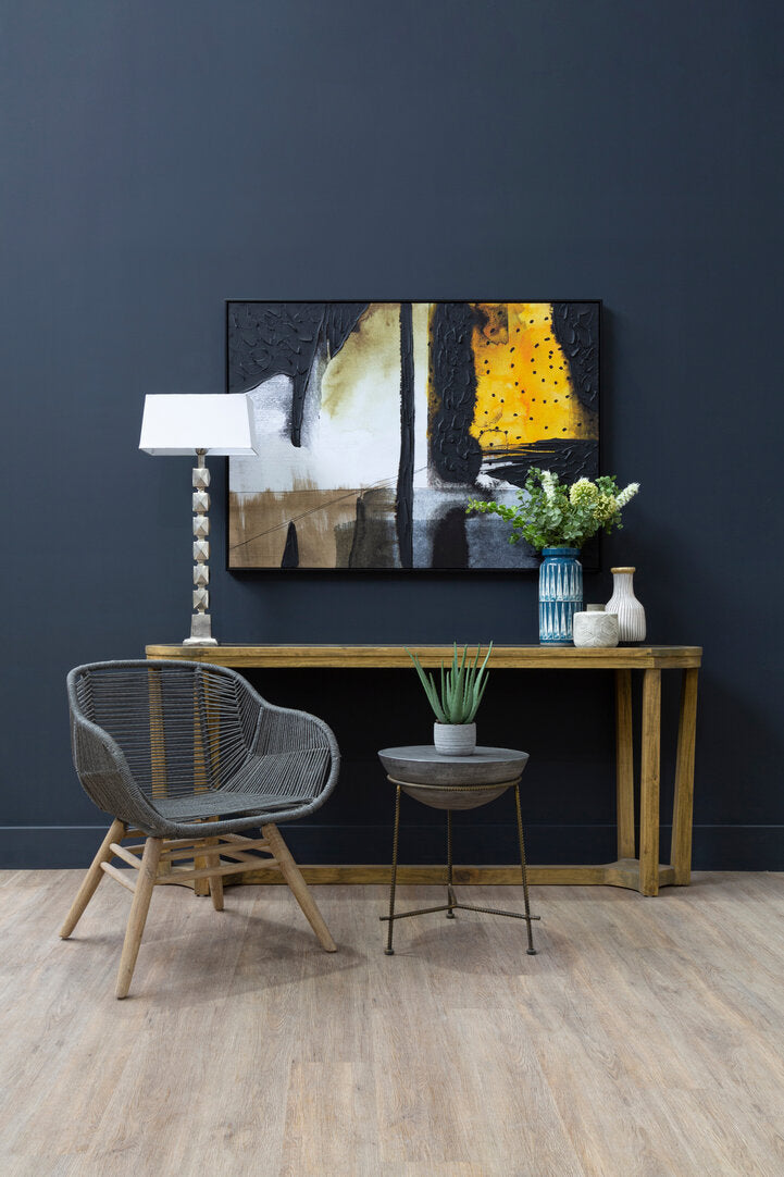 Tali Wall Art - Black & Ochre