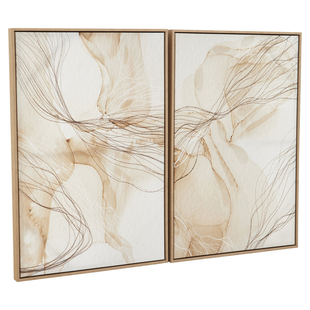 Aramí Rippling Wall Art - Set of 2