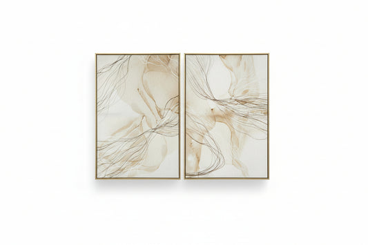 Aramí Rippling Wall Art - Set of 2