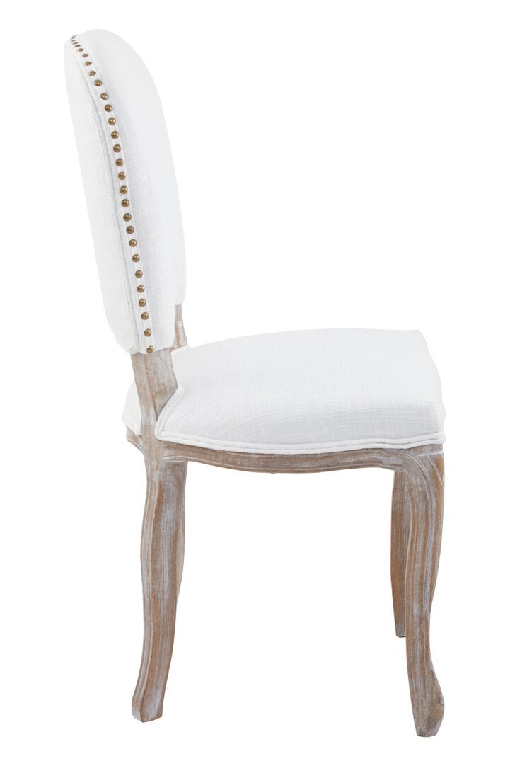 Velassi Dining Chair - Ivory Linen