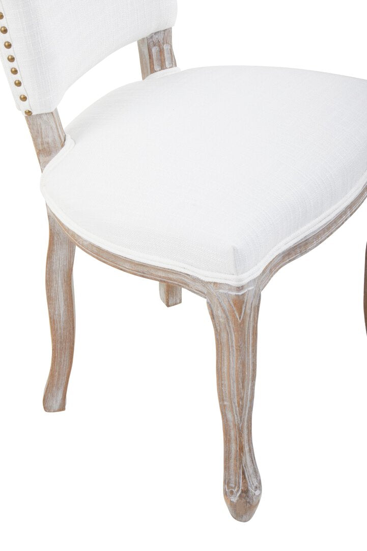 Velassi Dining Chair - Ivory Linen