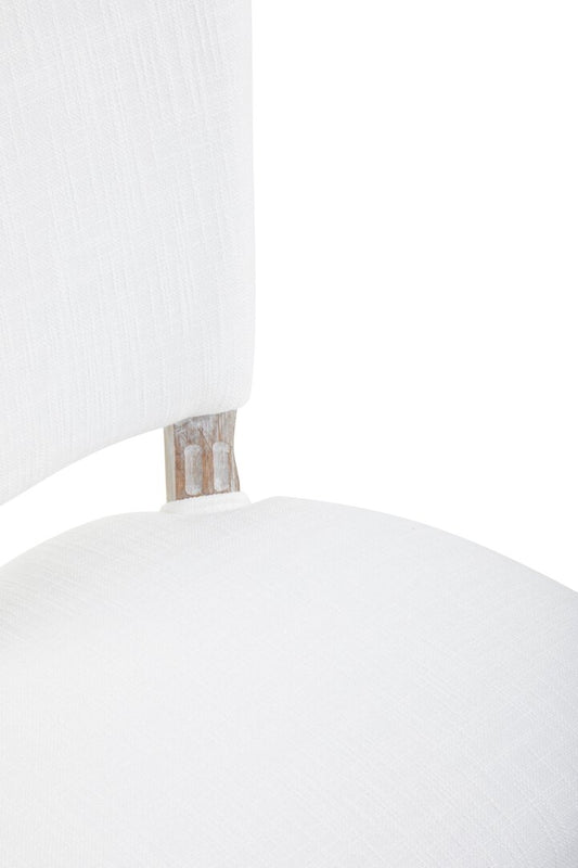 Velassi Dining Chair - Ivory Linen