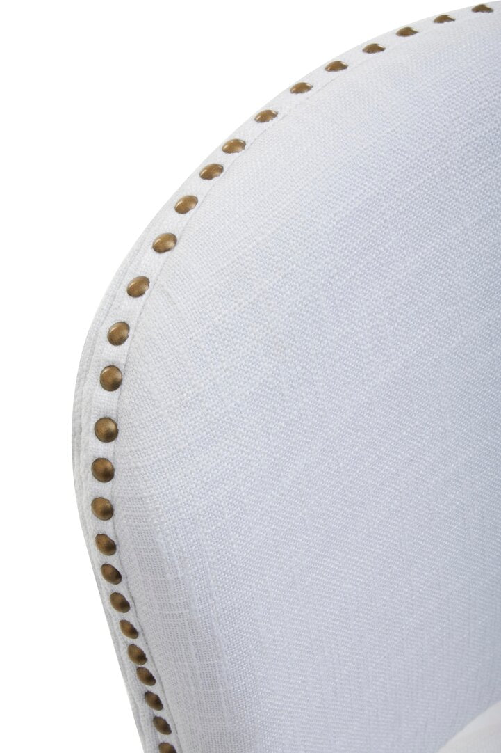 Velassi Dining Chair - Ivory Linen