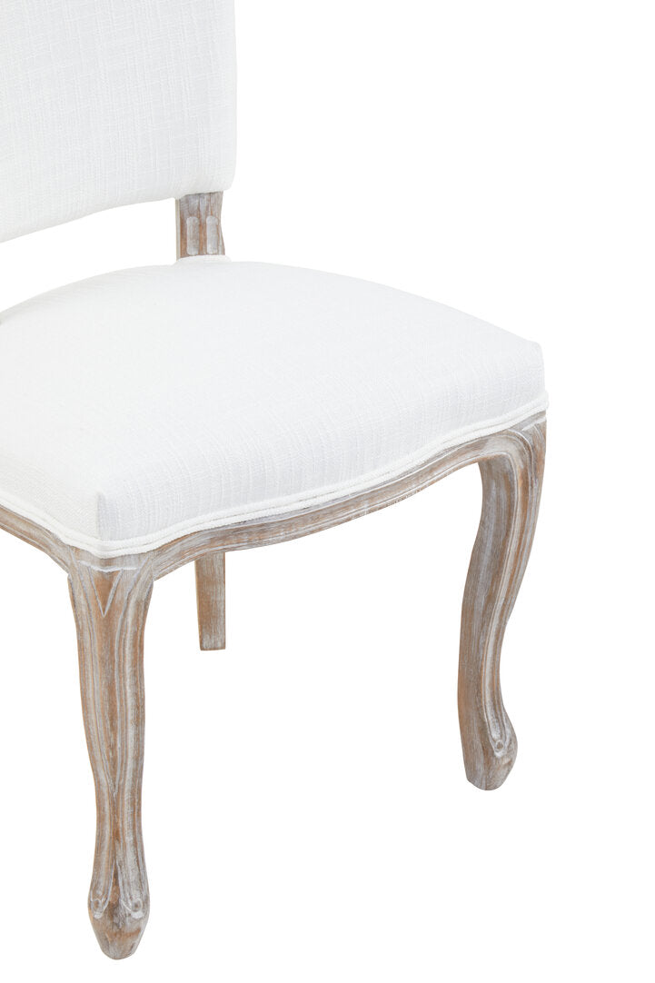 Velassi Dining Chair - Ivory Linen