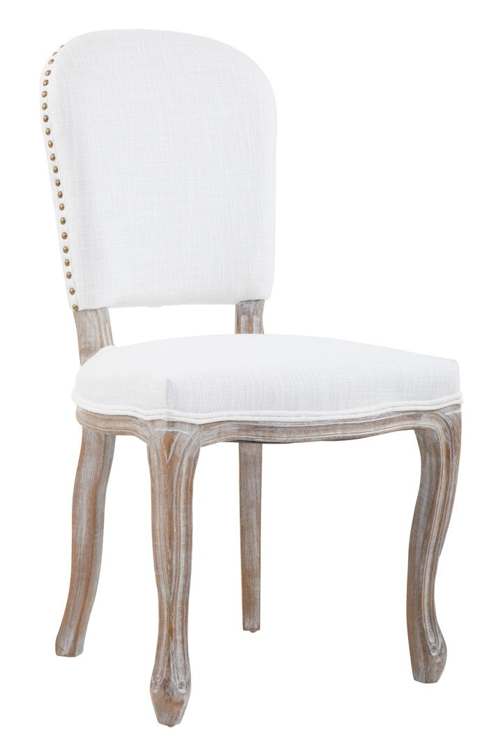 Velassi Dining Chair - Ivory Linen