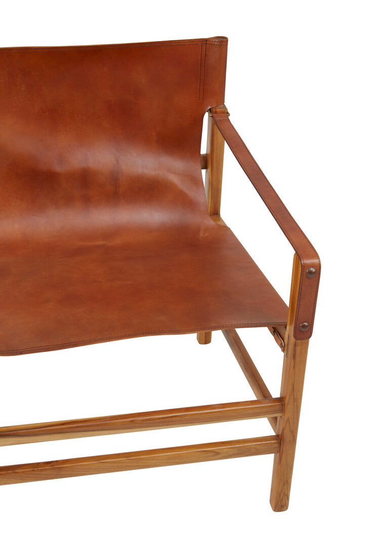 Venice Chair - Brown Leather