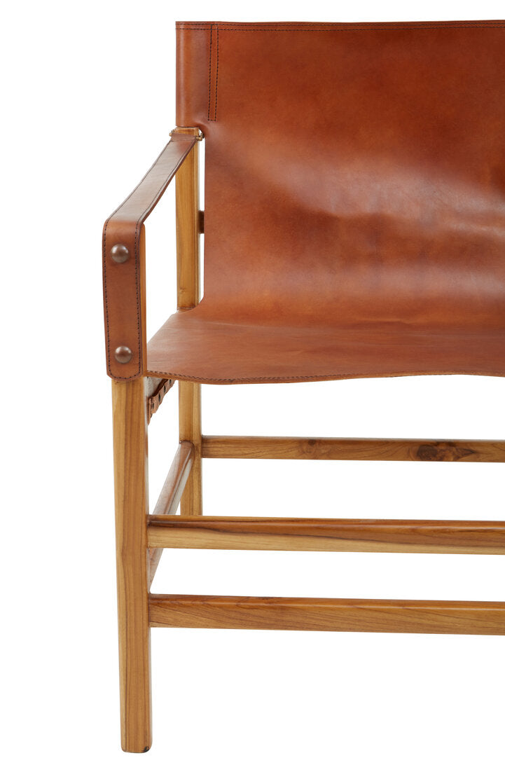 Venice Chair - Brown Leather