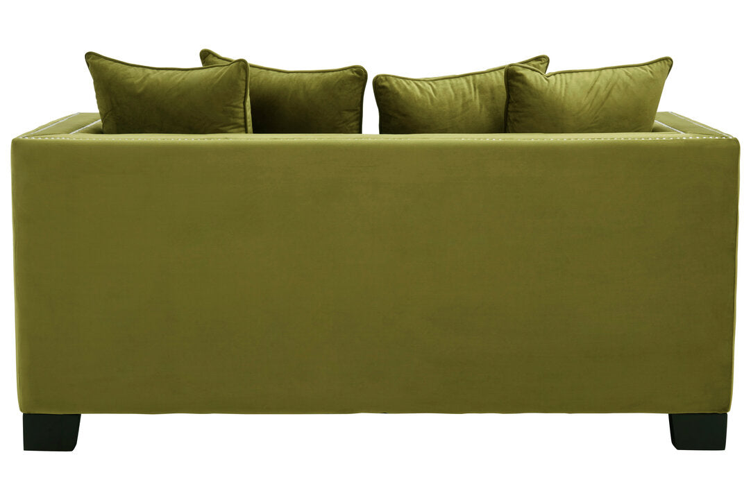 Rhodes 2 Seater Sofa - Moss Velvet