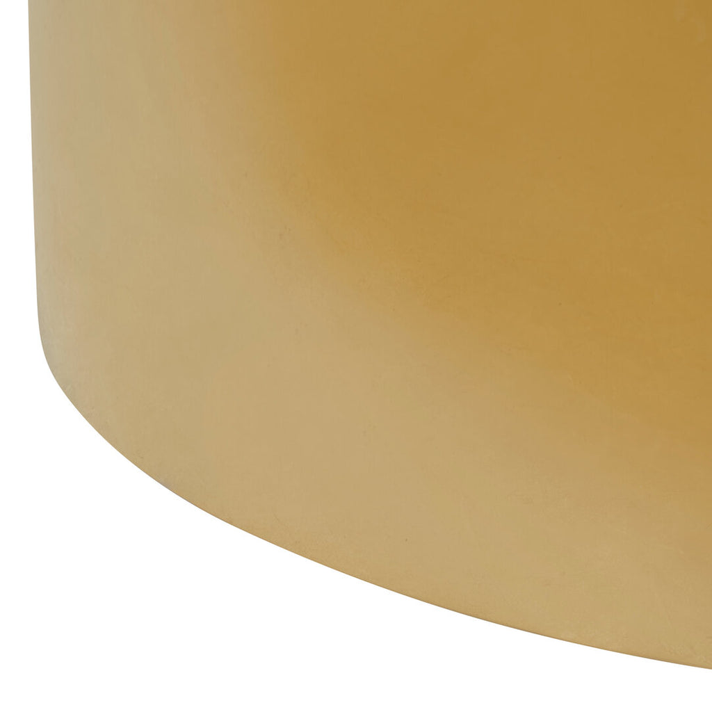 Caesar Round Coffee Table - Gold and Marble Effect