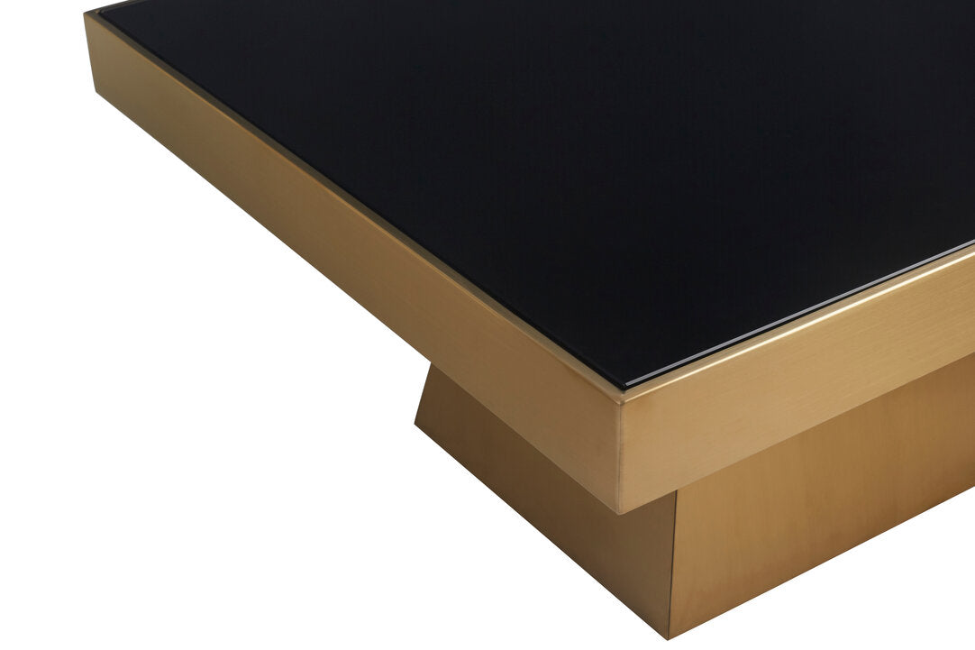 Warren Square Coffee Table - Black & Gold