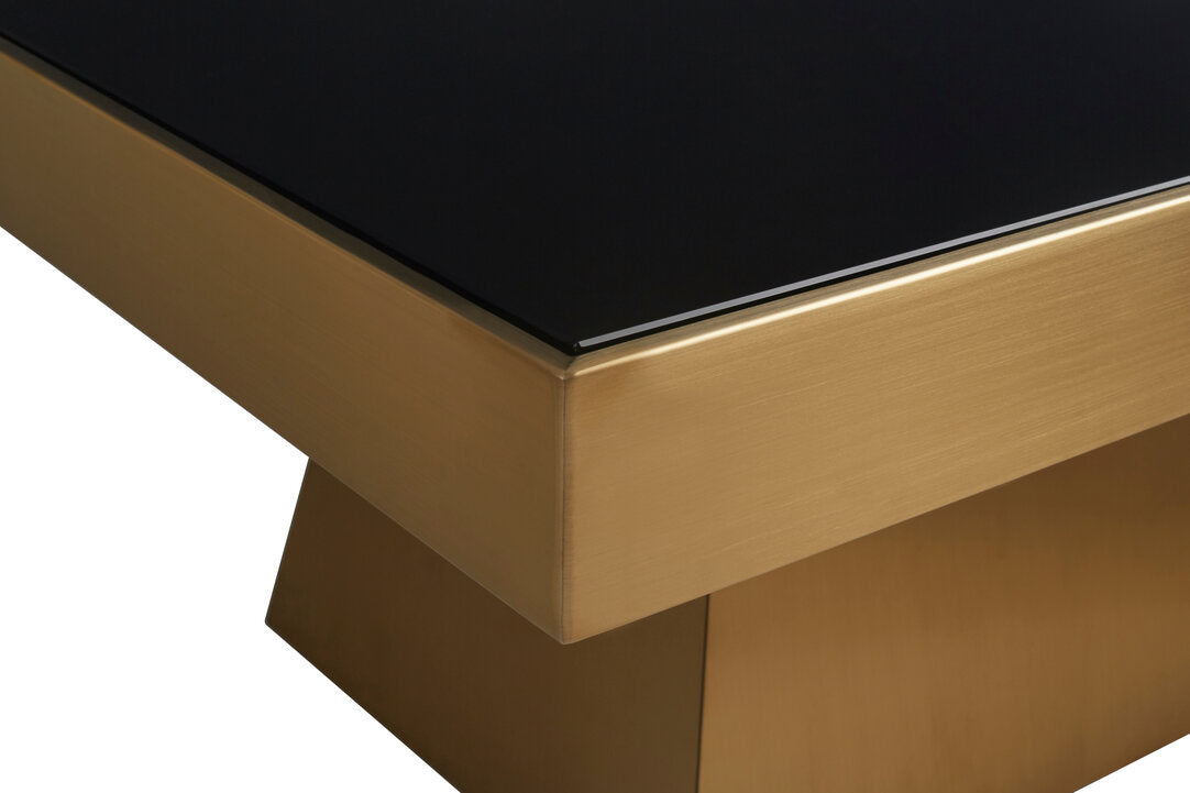 Warren Square Coffee Table - Black & Gold