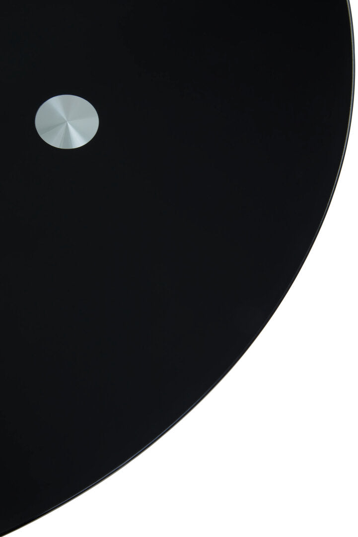 Ariselle Hourglass Dining Table - Black & Gold