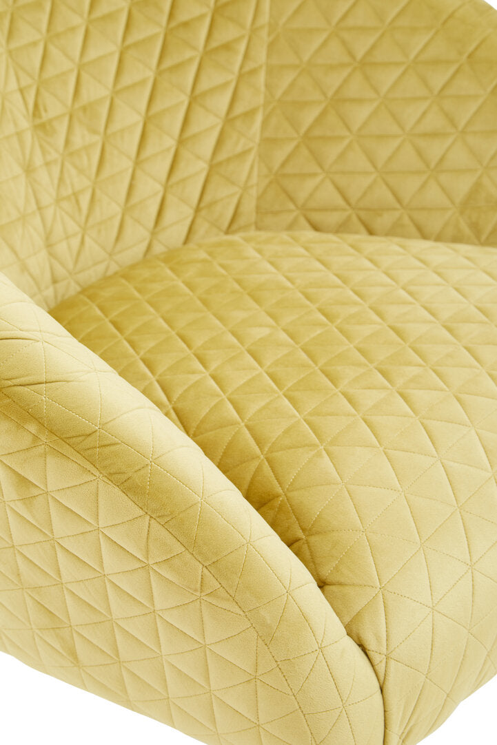 Brooke Velvet Occasional Chair - Gold