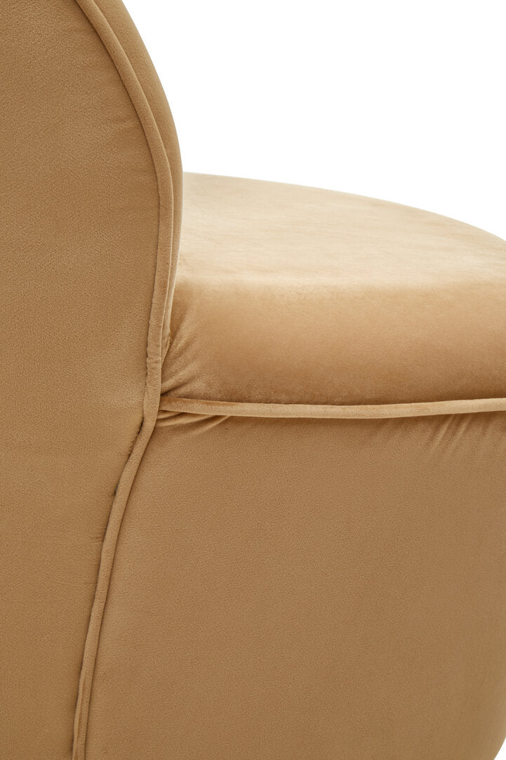 Sawyer Occasional Chair - Beige & Gold