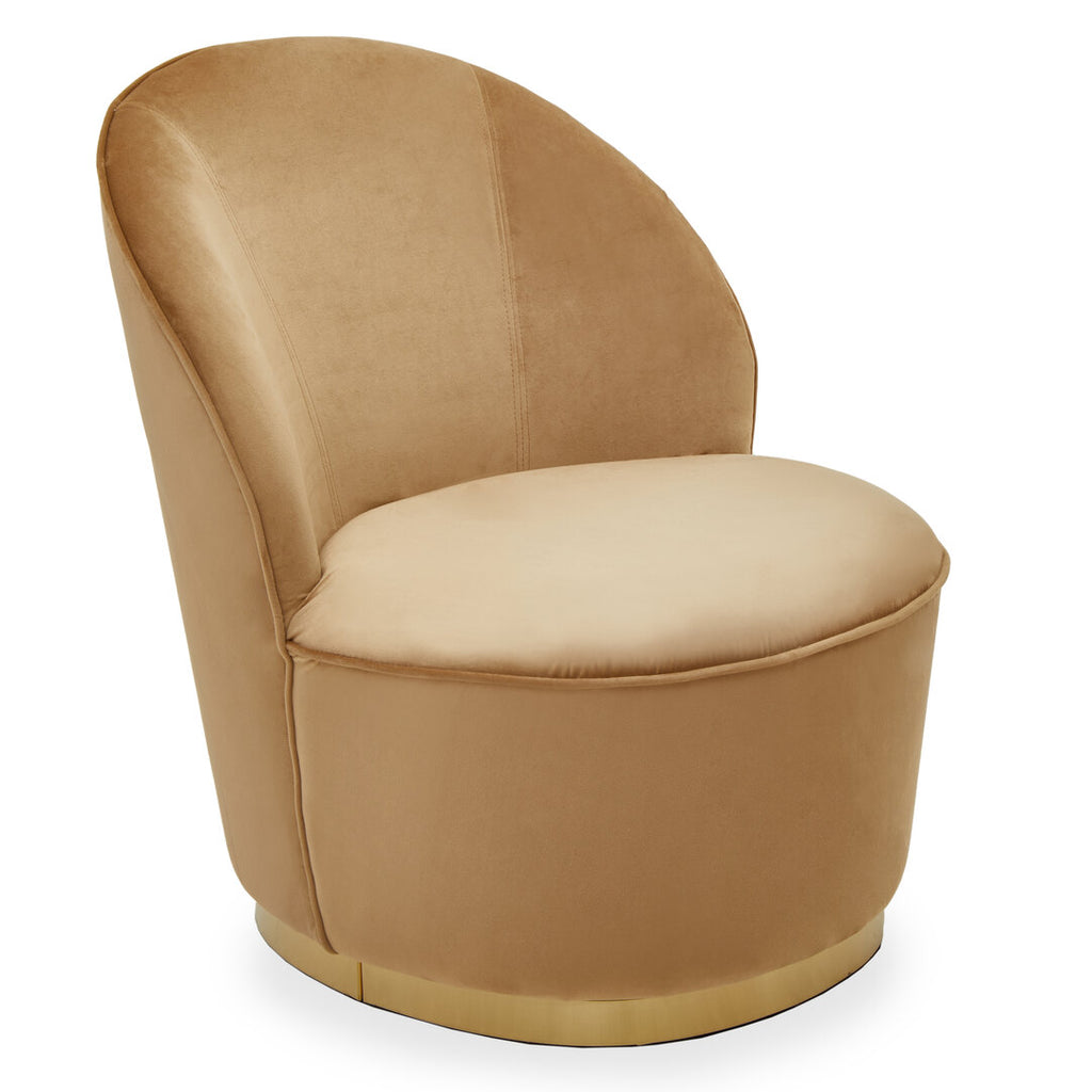 Sawyer Occasional Chair - Beige & Gold