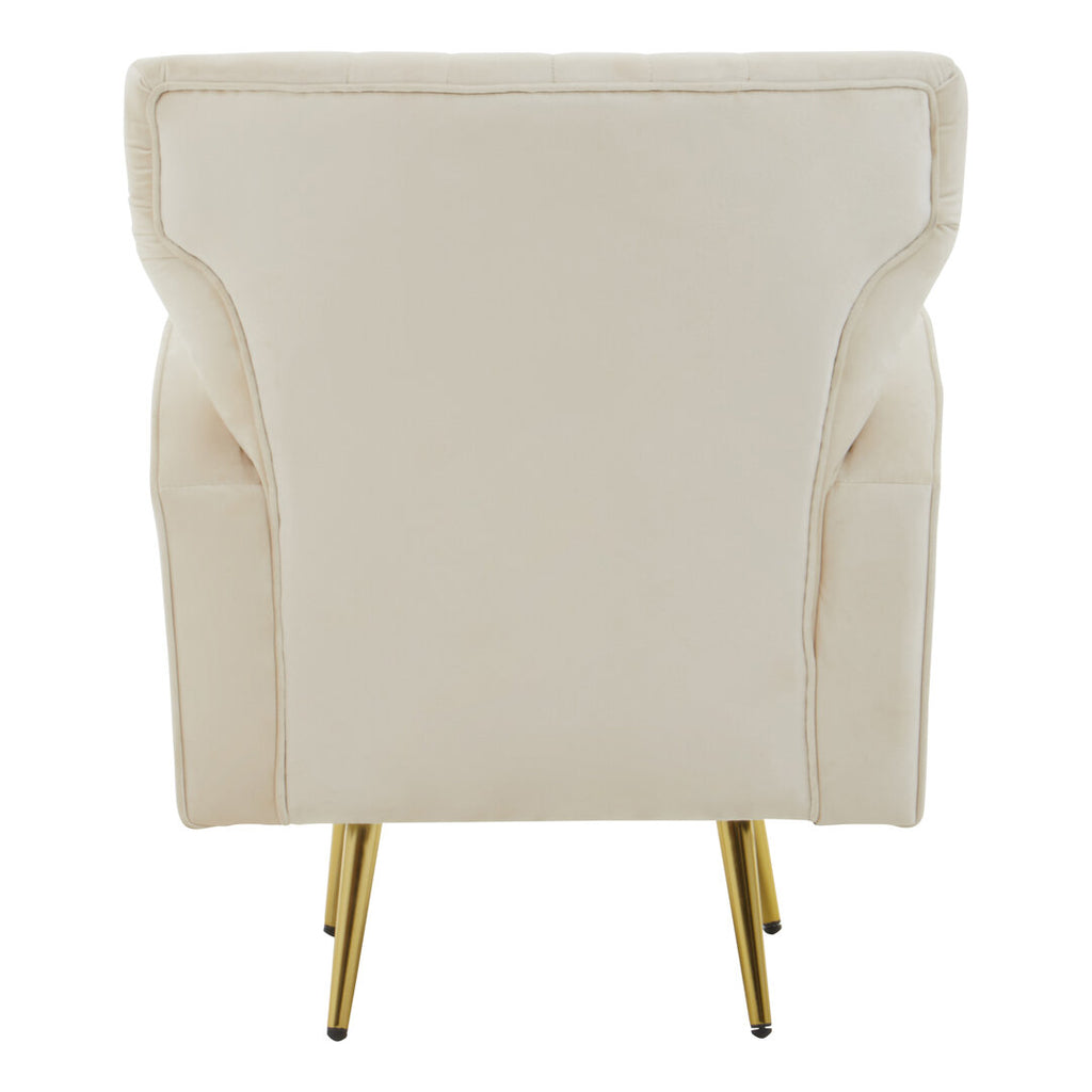 Aura Armchair - Natural Velvet