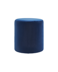 Arden Velvet Pouffe - Midnight Navy