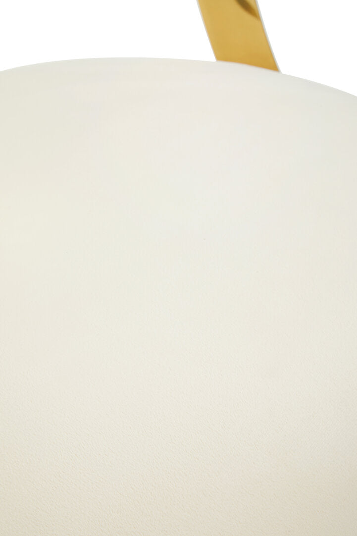 Senta Bar Chair - Gold & Ivory Velvet
