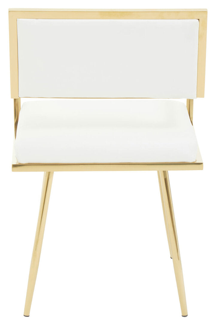 Olin Dining Chair - Faux Ivory Leather