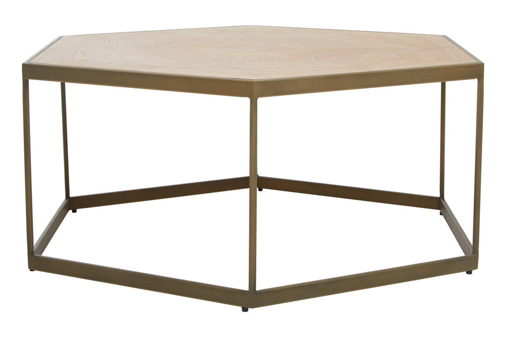 Dune Hexagon Coffee Table - Oak Veneer