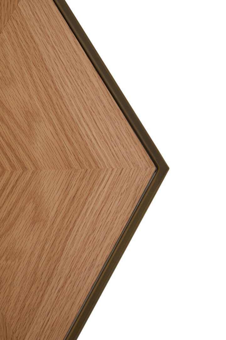 Dune Hexagon Coffee Table - Oak Veneer