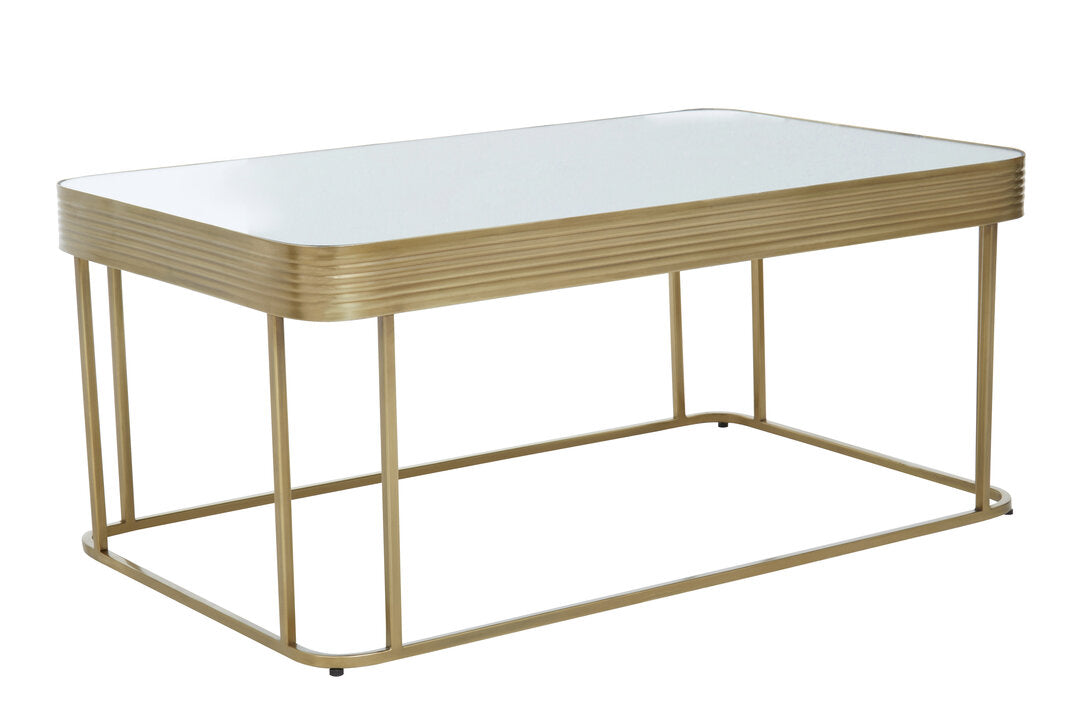 Mercer Coffee Table - Gold & Mirror