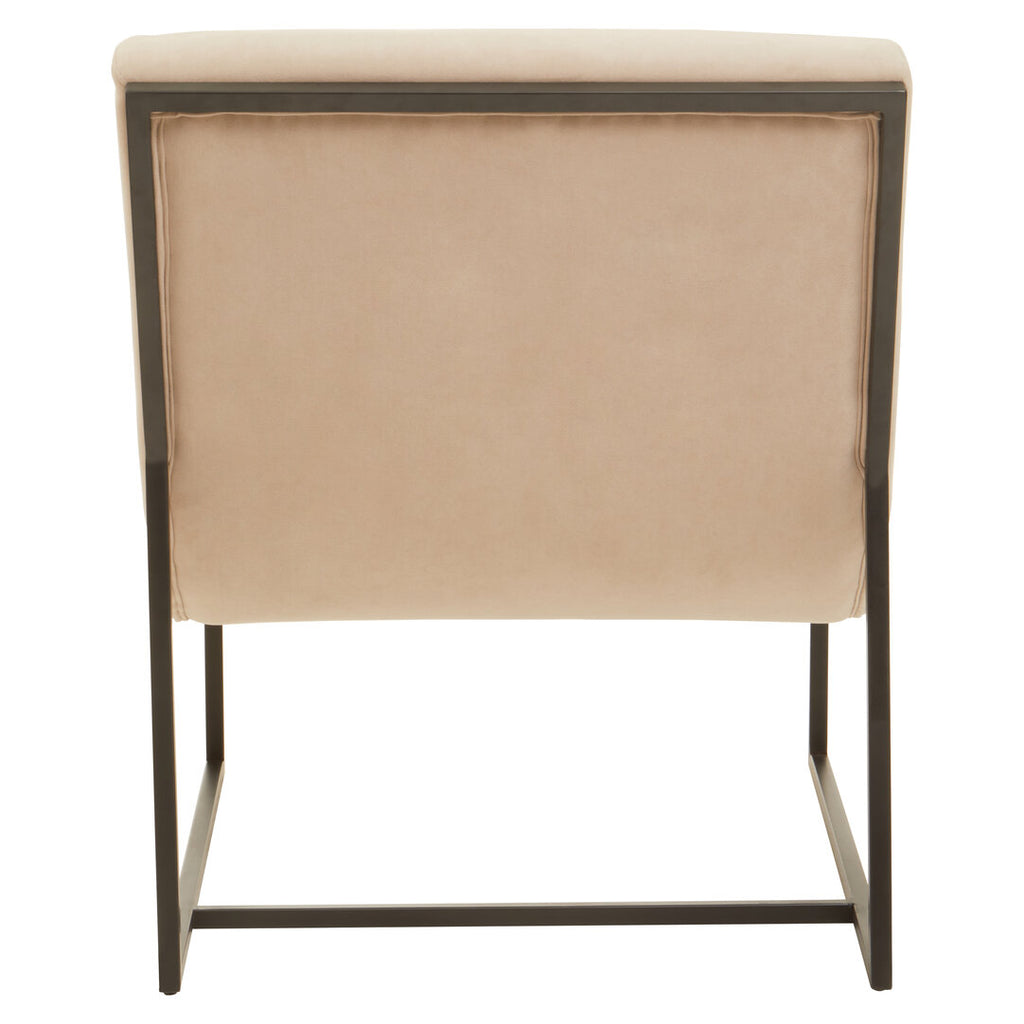 Mimosa Lounge Chair - Ivory Velvet