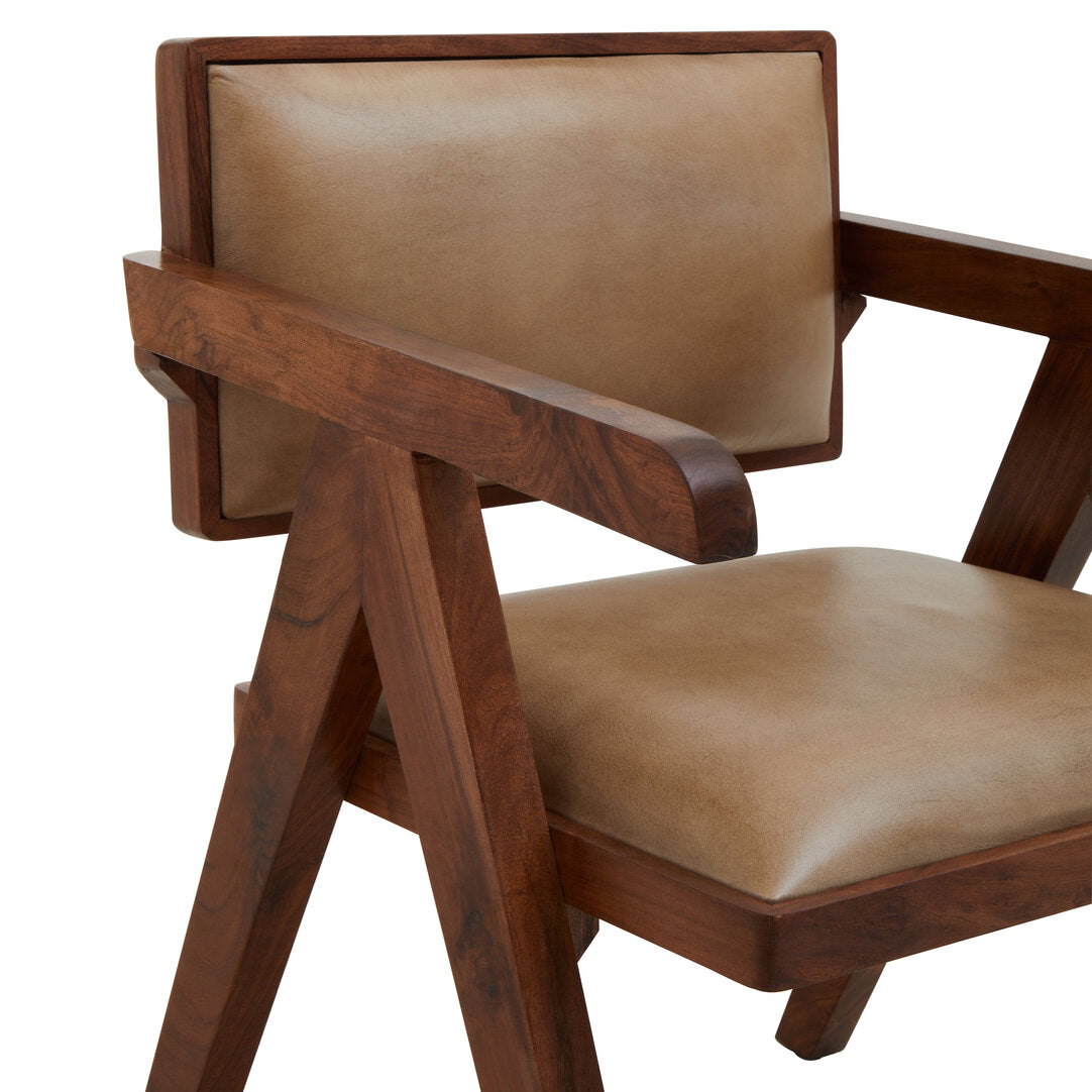 Lena Leather Armchair - Buffalo