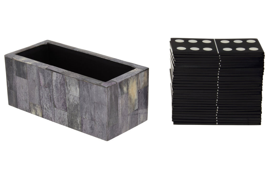 Jameson Grey & Black Domino Set