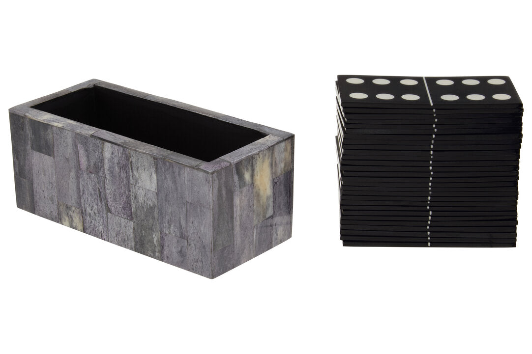 Jameson Grey & Black Domino Set