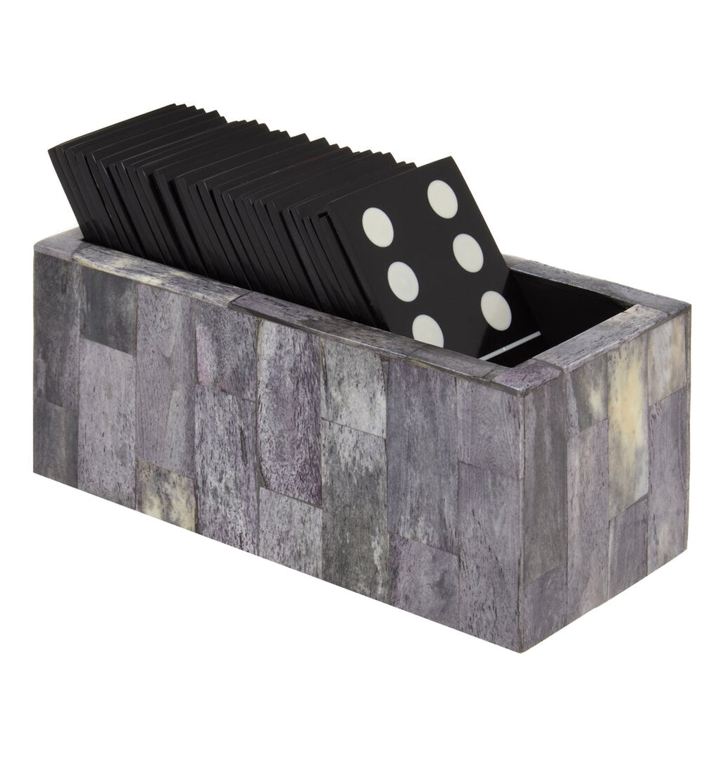 Jameson Grey & Black Domino Set