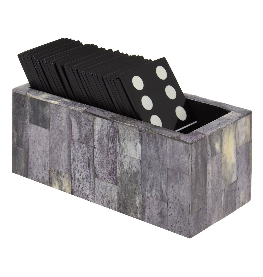 Jameson Grey & Black Domino Set