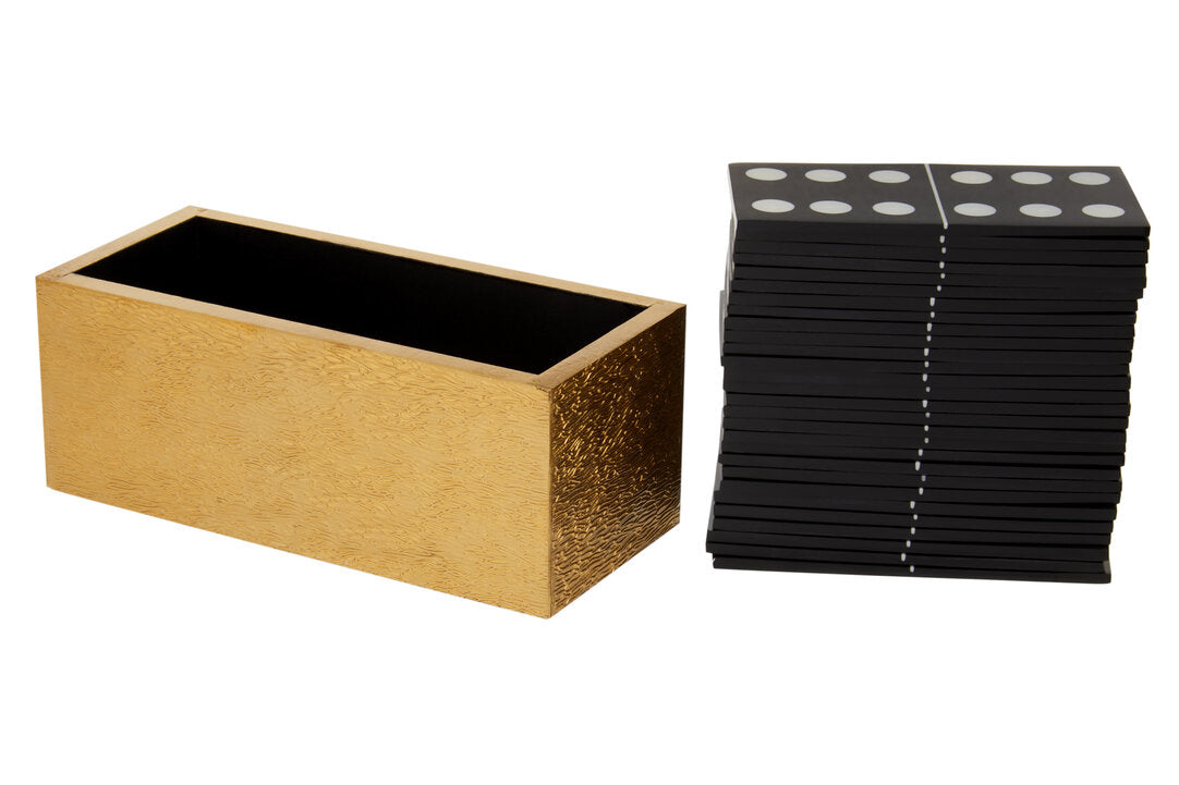 Dixon Domino Set - Black & Gold