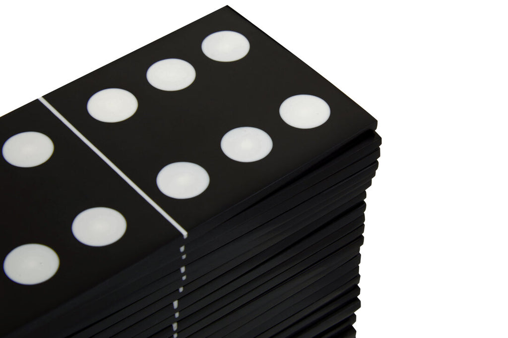 Dixon Domino Set - Black & Gold