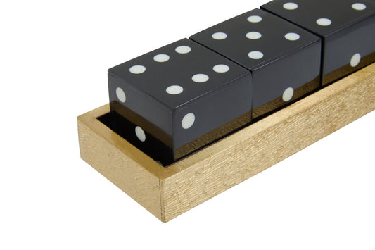 Dixon Dice Set - Black & Gold
