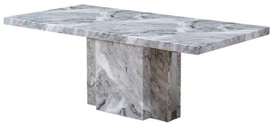 Fallon Dining Table - Grey Marble