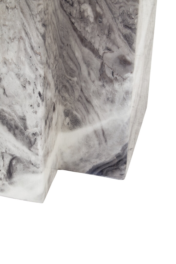 Fallon Dining Table - Grey Marble