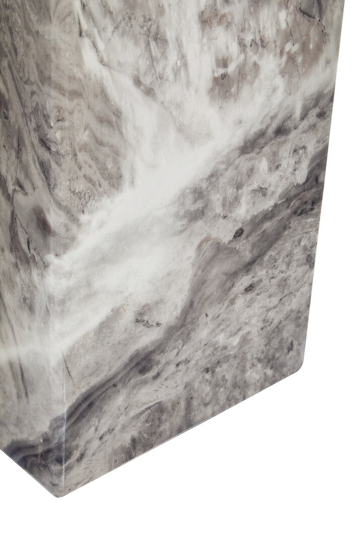Fallon Side Table - Grey Marble