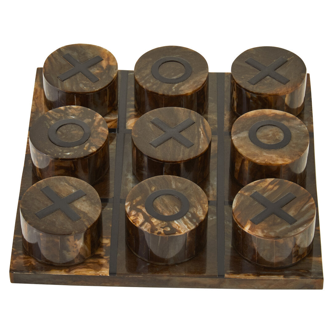 Dixon Noughts And Crosses - Black & Brown