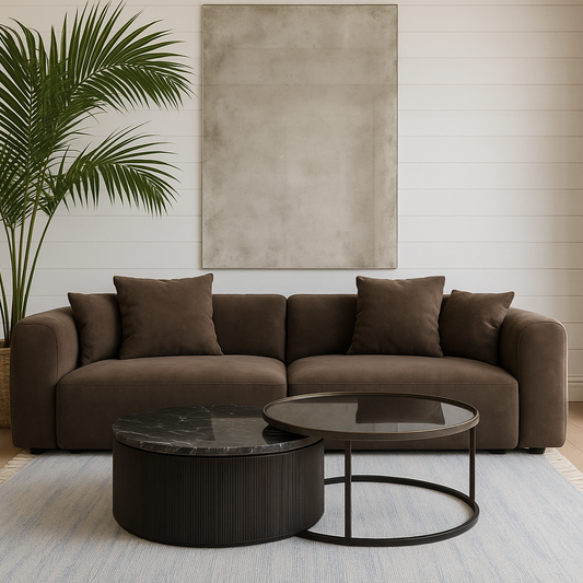 Montecito Black Set of 2 Nesting Coffee Tables