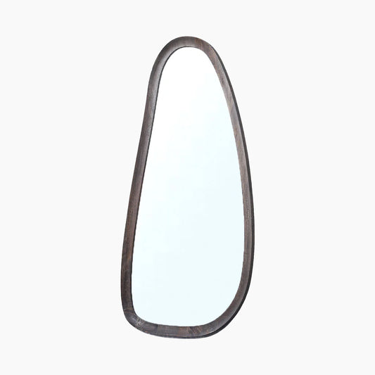 Rafael Curved Wooden Mirror