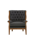 Fern Button Back Chair - Graphite Grey