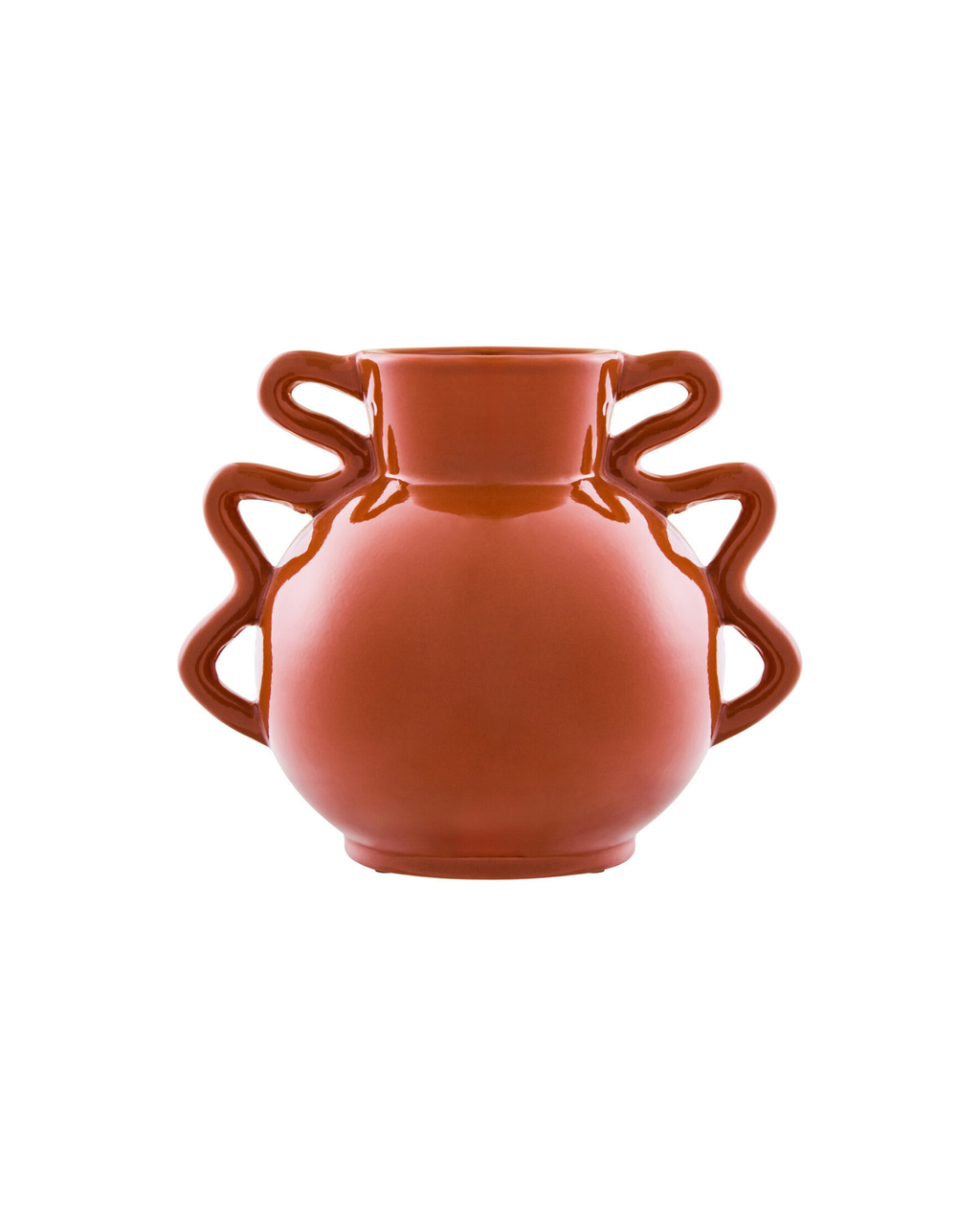 Vale Orange Vase - Small