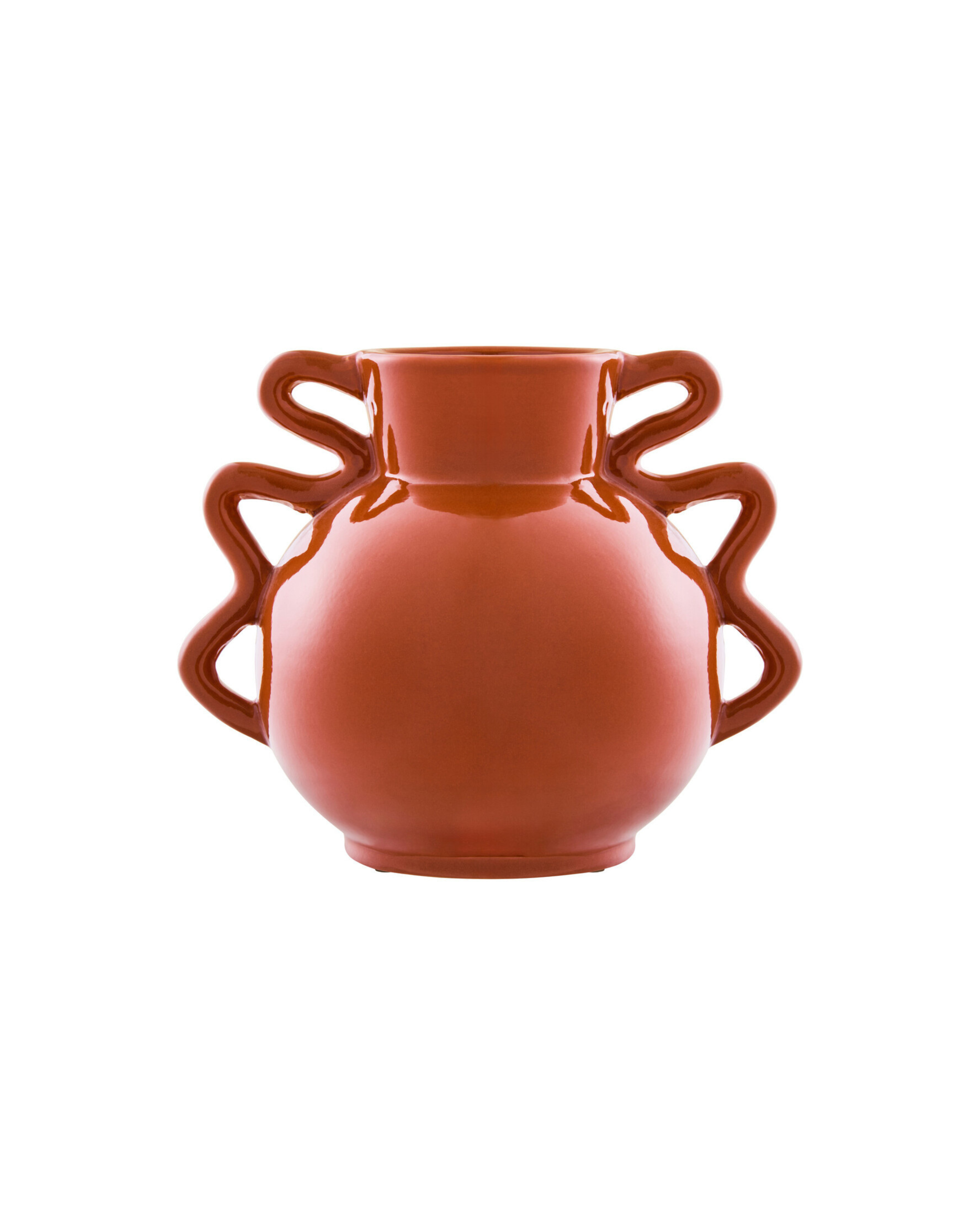 Vale Orange Vase - Small