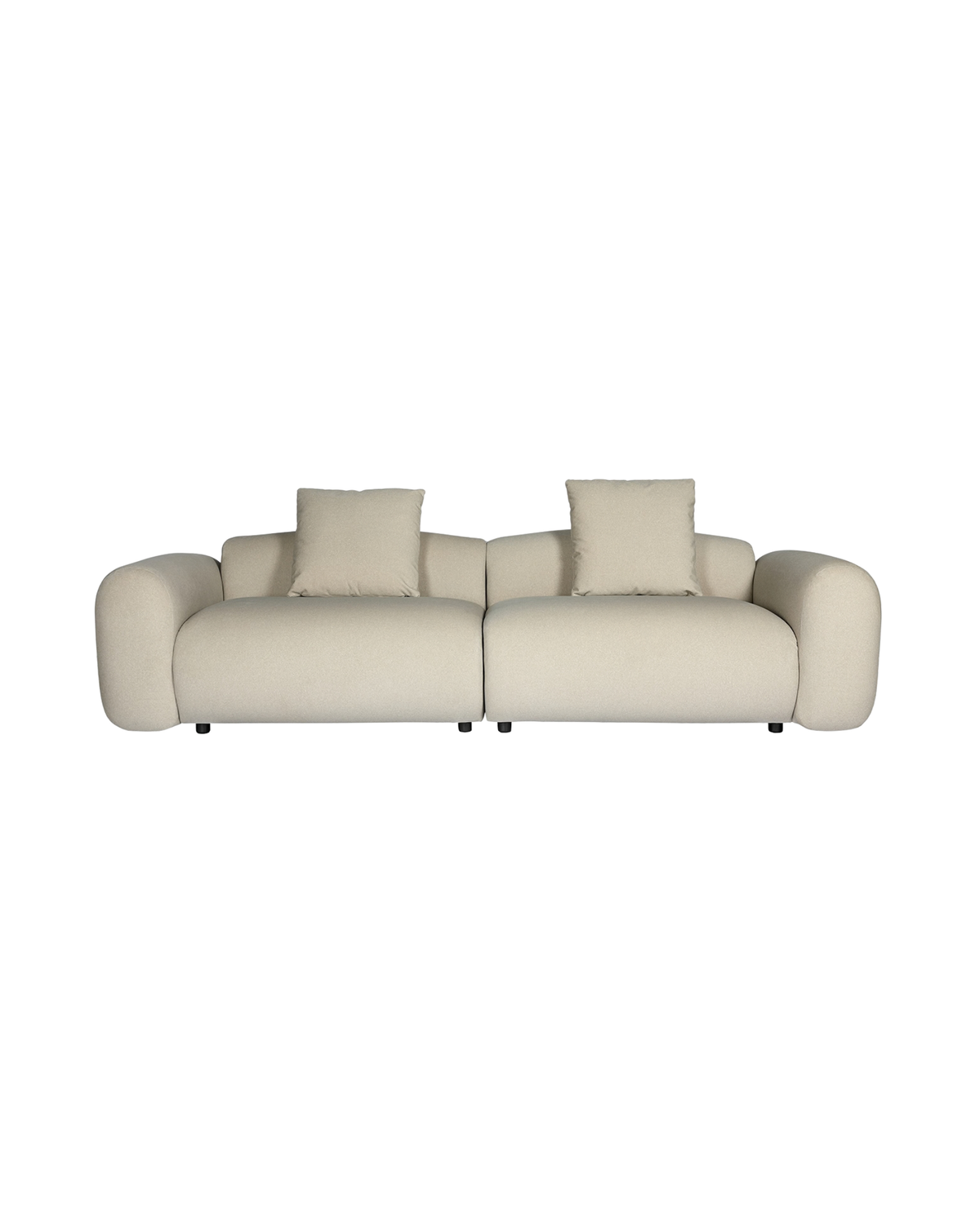 Doheney 3 Seater Sofa - Warm Stone Velvet
