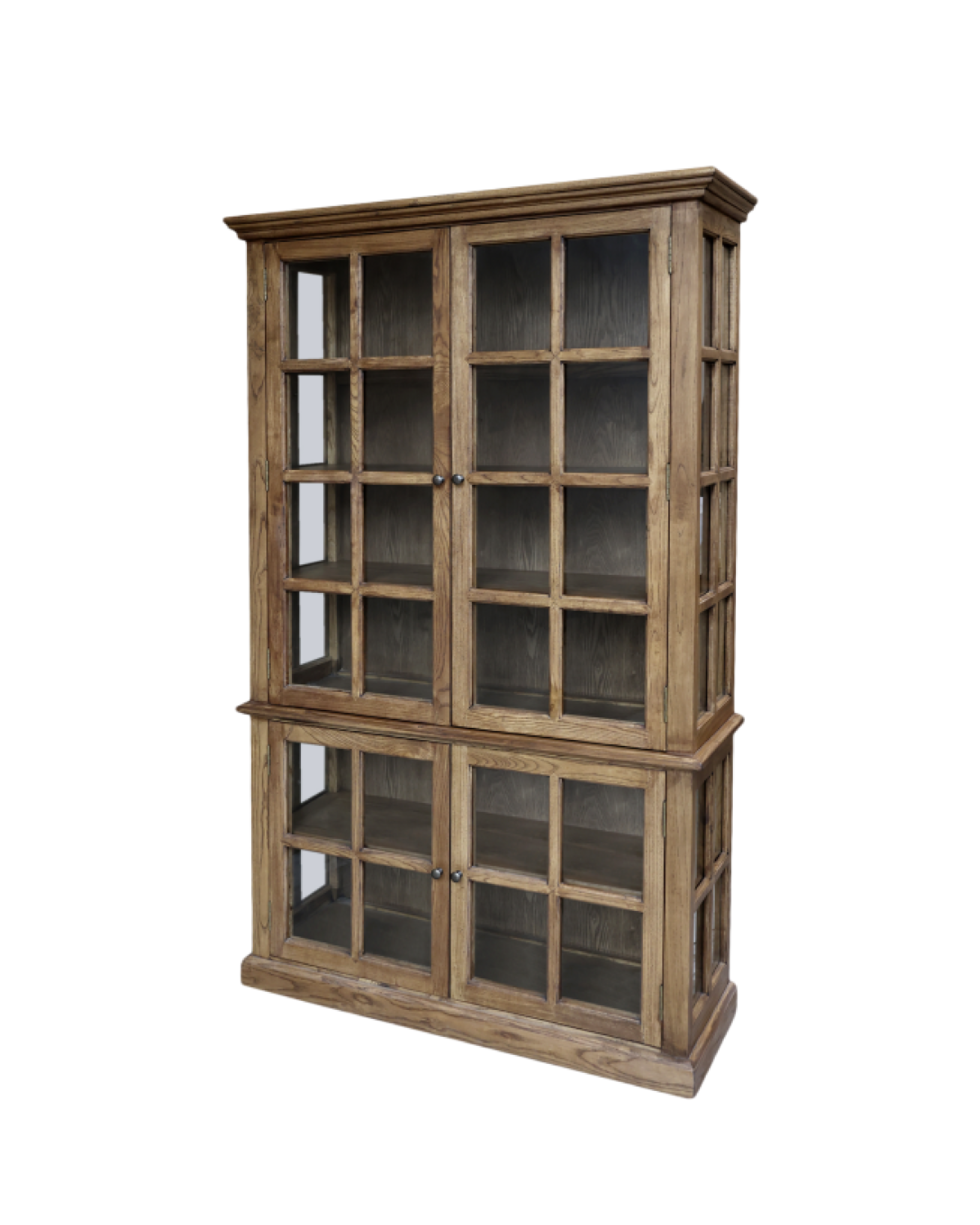 Malibu Display Cabinet - 4 Door - Natural