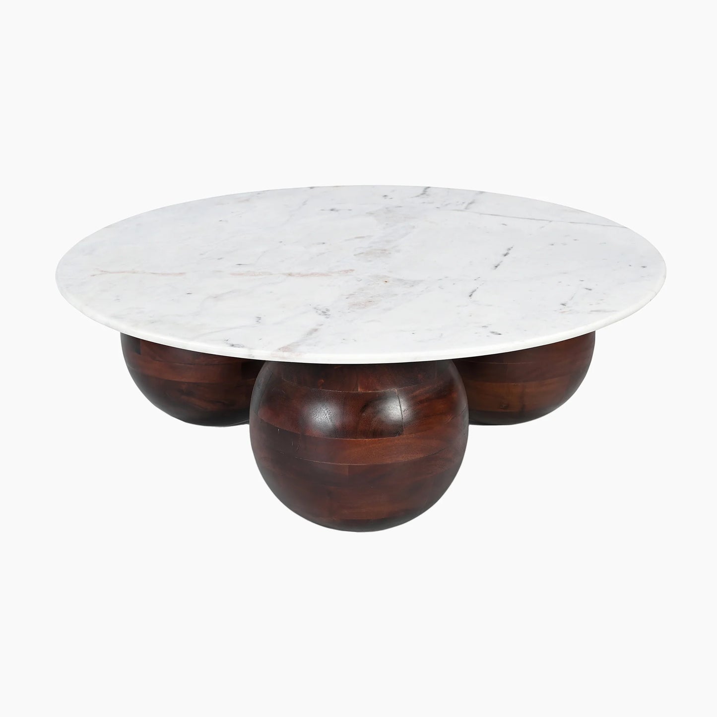 Chloe White Marble Top Coffee Table
