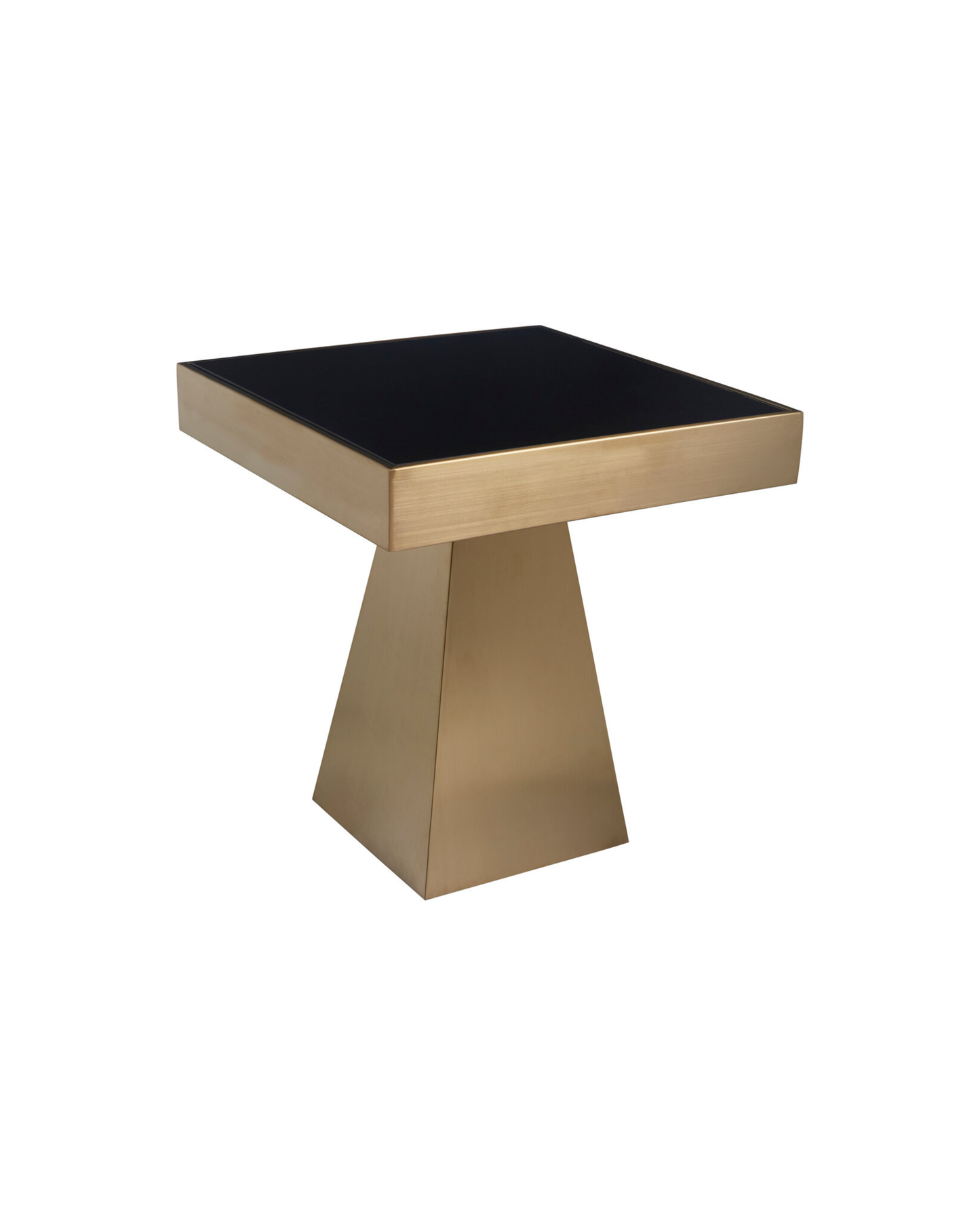 Warren Square Side Table - Black & Gold